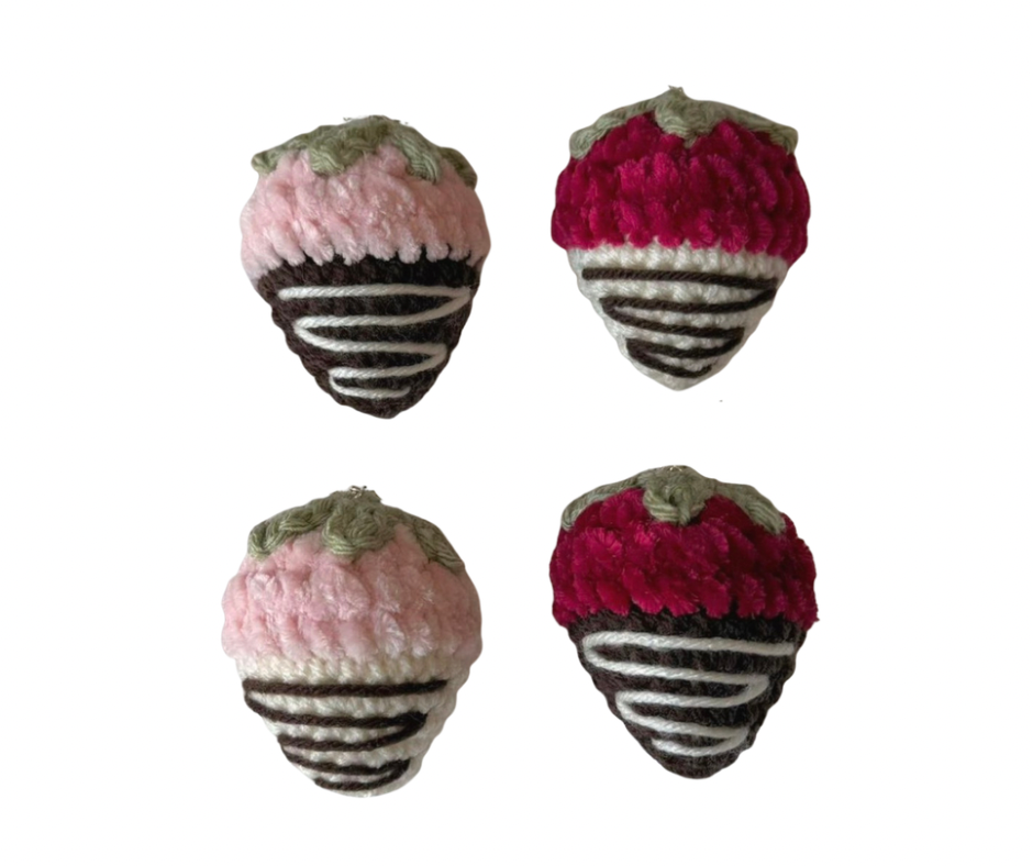 Chocolate Strawberry Keychains
