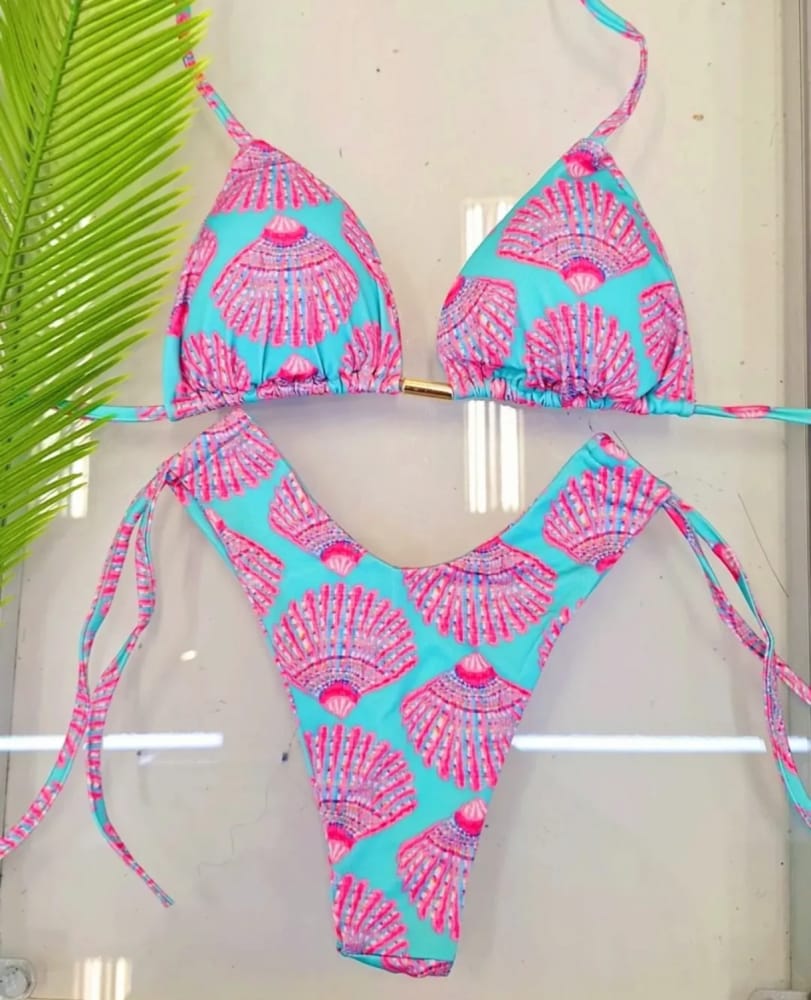 Biquíni Concha Turquesa