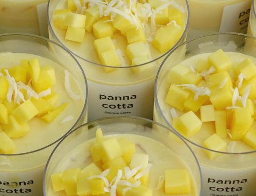 Panna Cotta trái cây