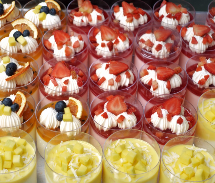 Panna Cotta trái cây