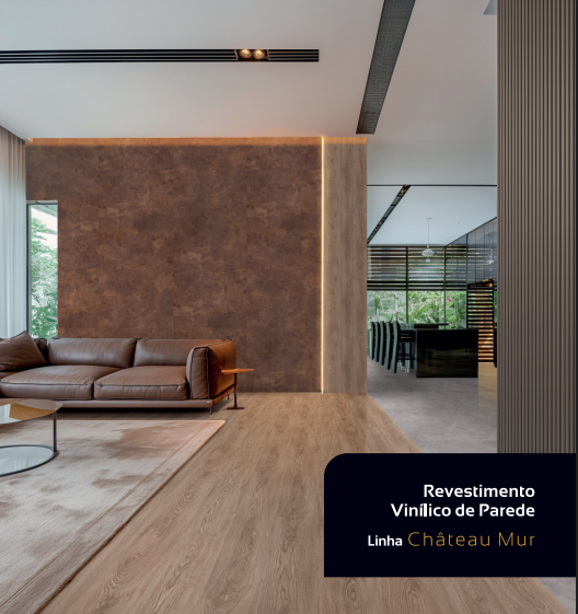Revestimento de parede em vinilico