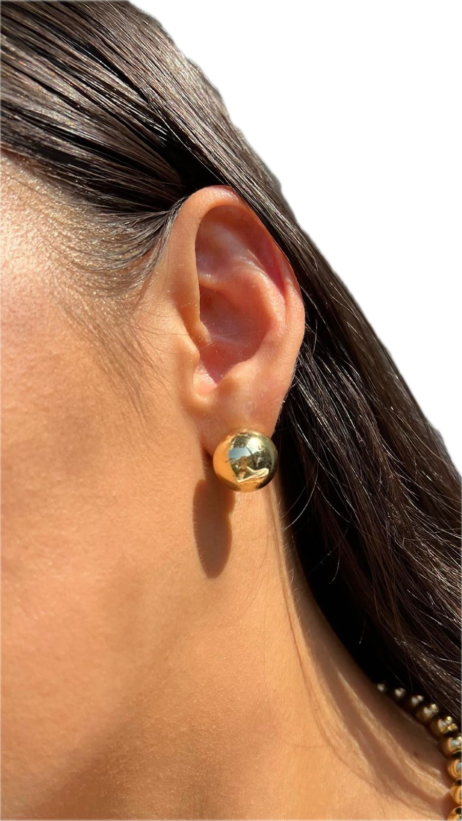 Set de joyería balín dorado