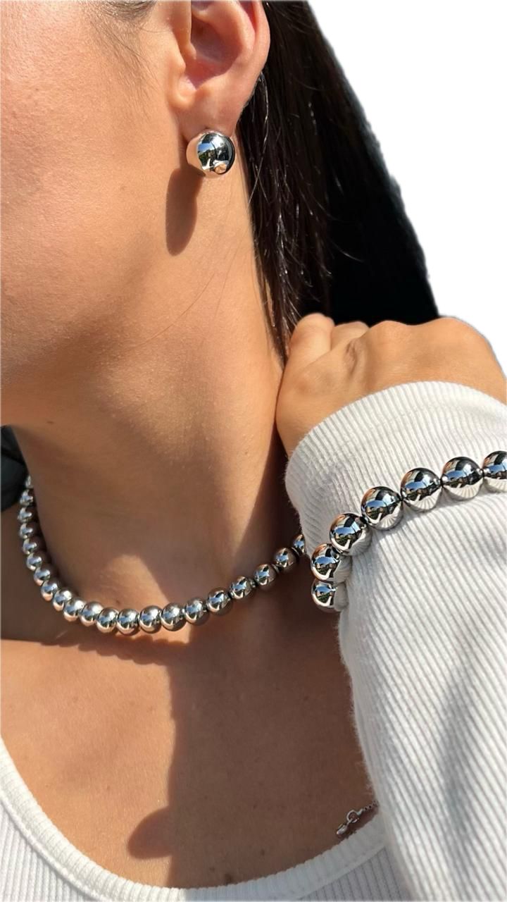 Set de joyería balín dorado