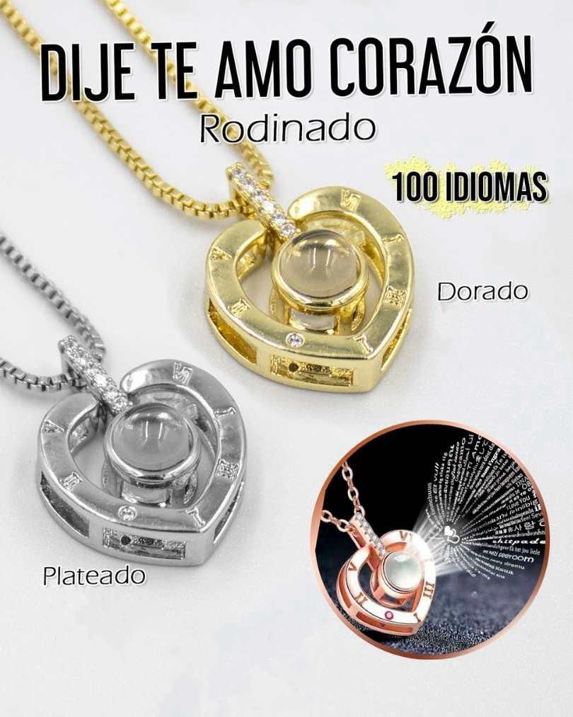 Cadena Te Amo en 100 idiomas - Círculo