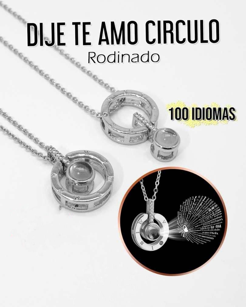 Cadena Te Amo en 100 idiomas - Círculo