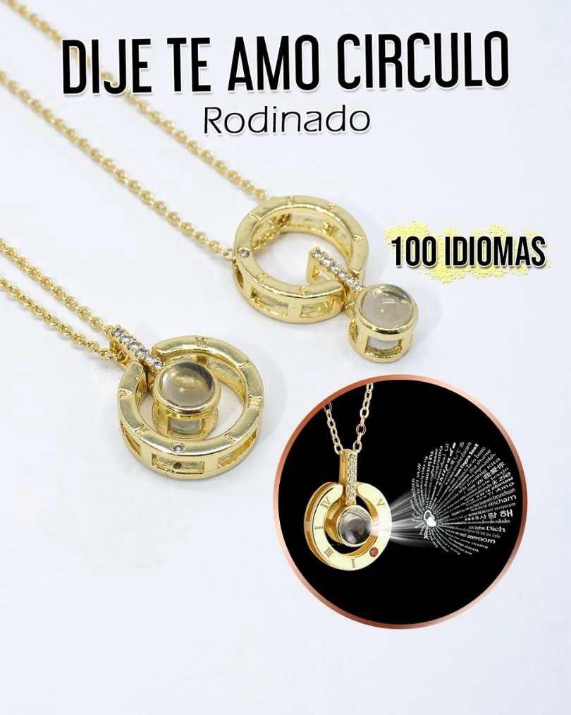 Cadena Te Amo en 100 idiomas - Círculo