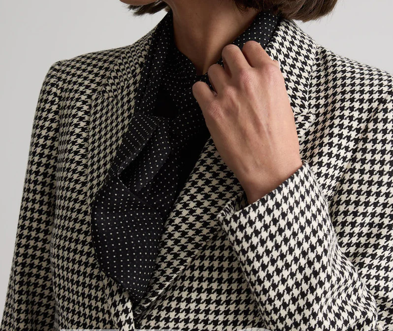 Polka Dot Silk Scarf