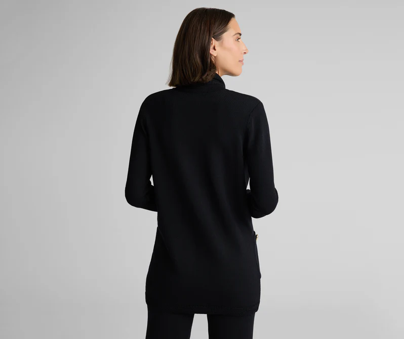 Classic Black Knit Blazer