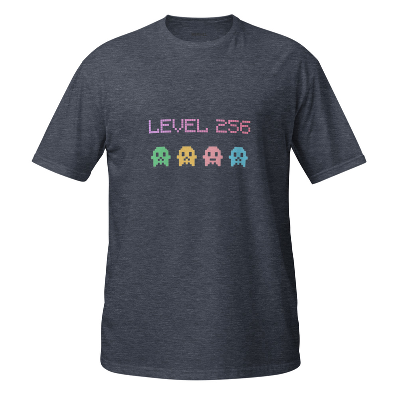 Playera Gamer Retro “Level 256” | Pixel Art Nostalgia Gaming | BQPIXEL