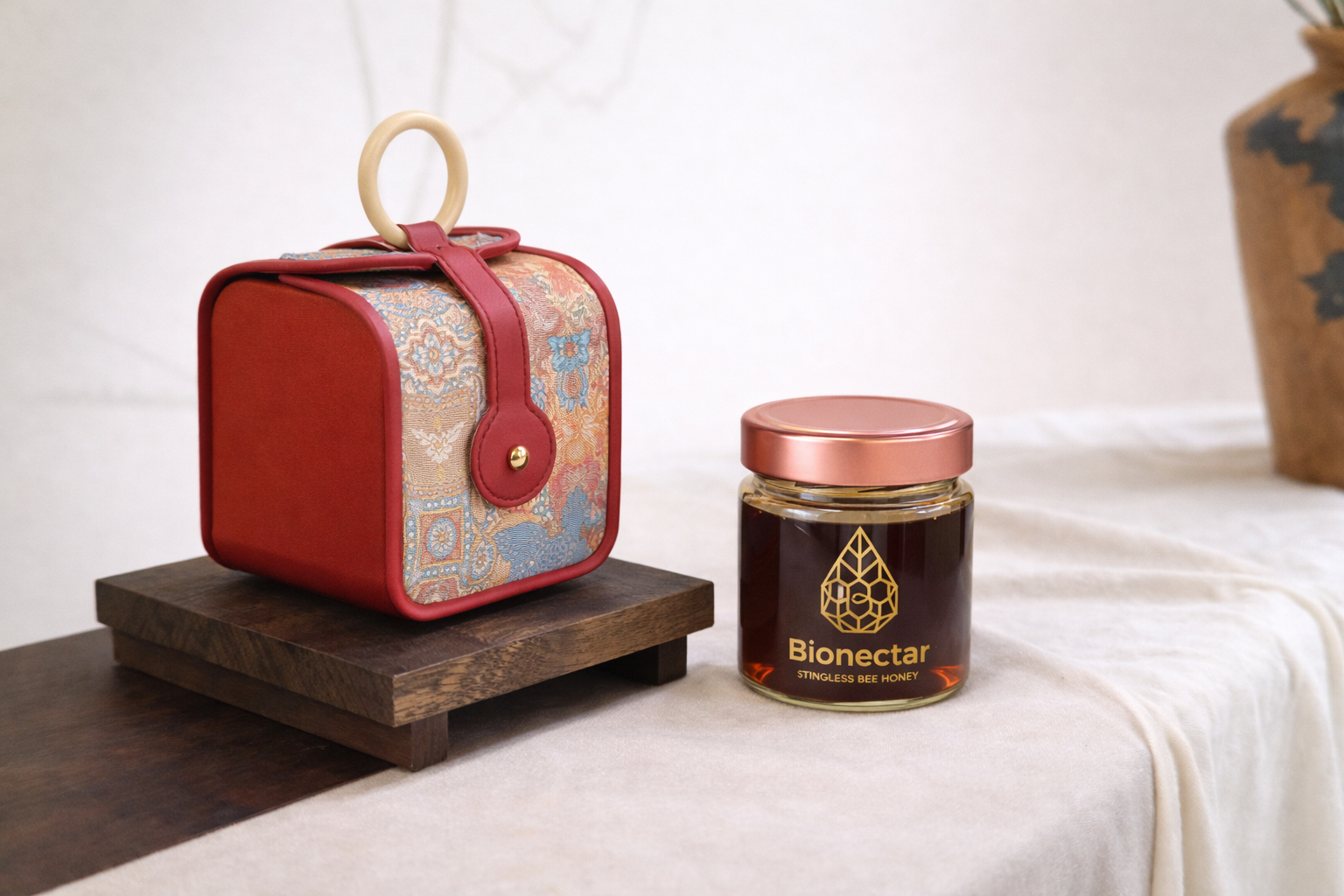 2026 Version Stingless Bee Honey Gift Set (120gm)