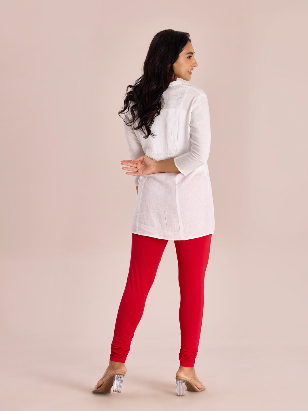 Premium Cotton Full-Length Leggings | 4-Way Stretch | Breathable |  Rs 840 (Per Pcs 168 (pack of 5)) |