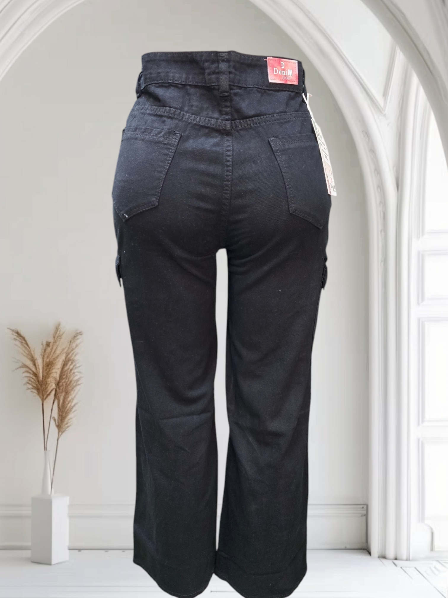 Women's Baggy Cargo Jeans – Oversized Wide-Leg  | 28-30-32 Combo | Rs 1200 (Per Pcs 440 (pack of 3)) |