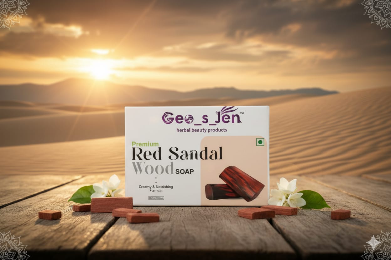 red sandal wood soap