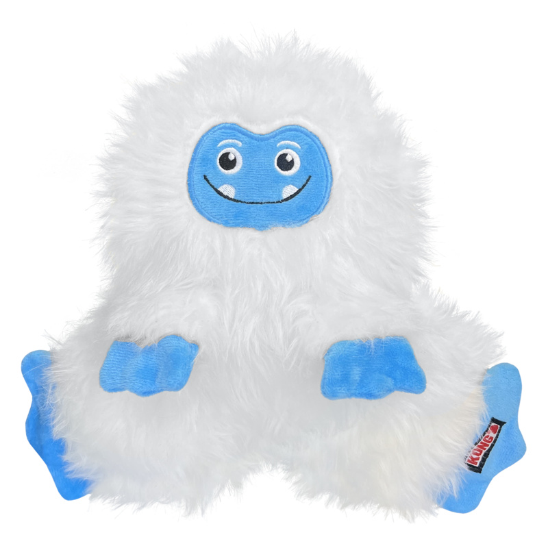 Kong Holiday Frizzles Yeti Dog Plush Toy