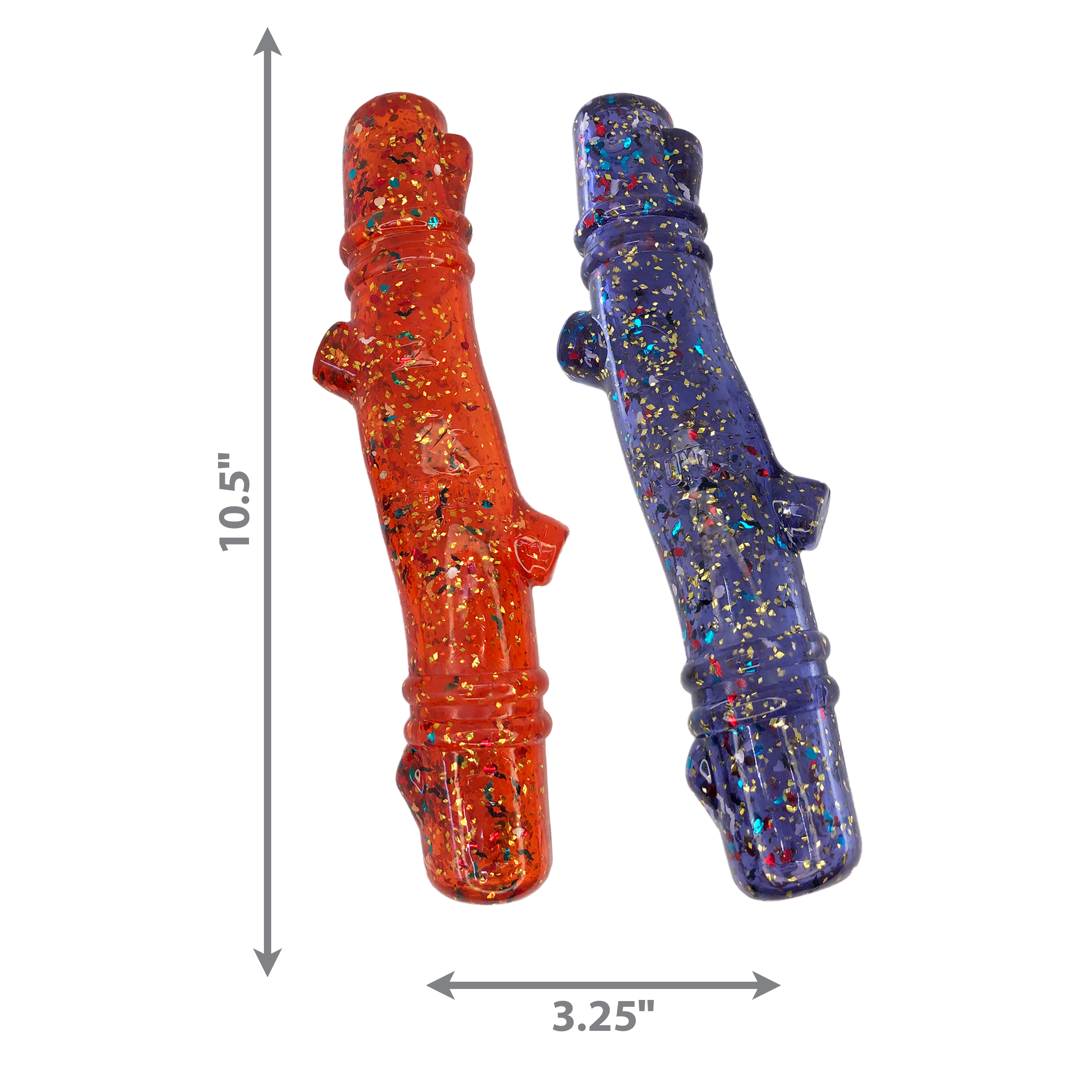 Kong Halloween Squeezz Confetti Stick Dog Toy (Large)