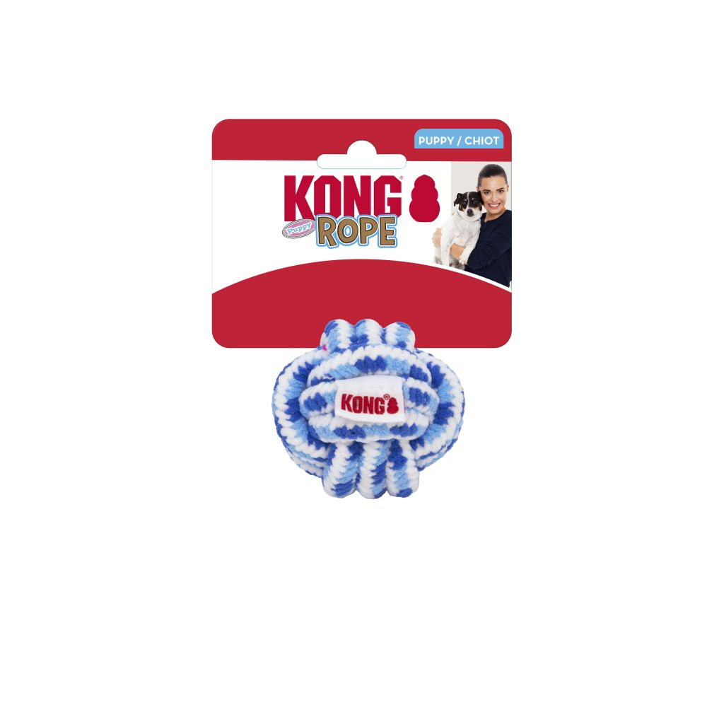 Kong Puppy Rope Ball (2 Sizes)