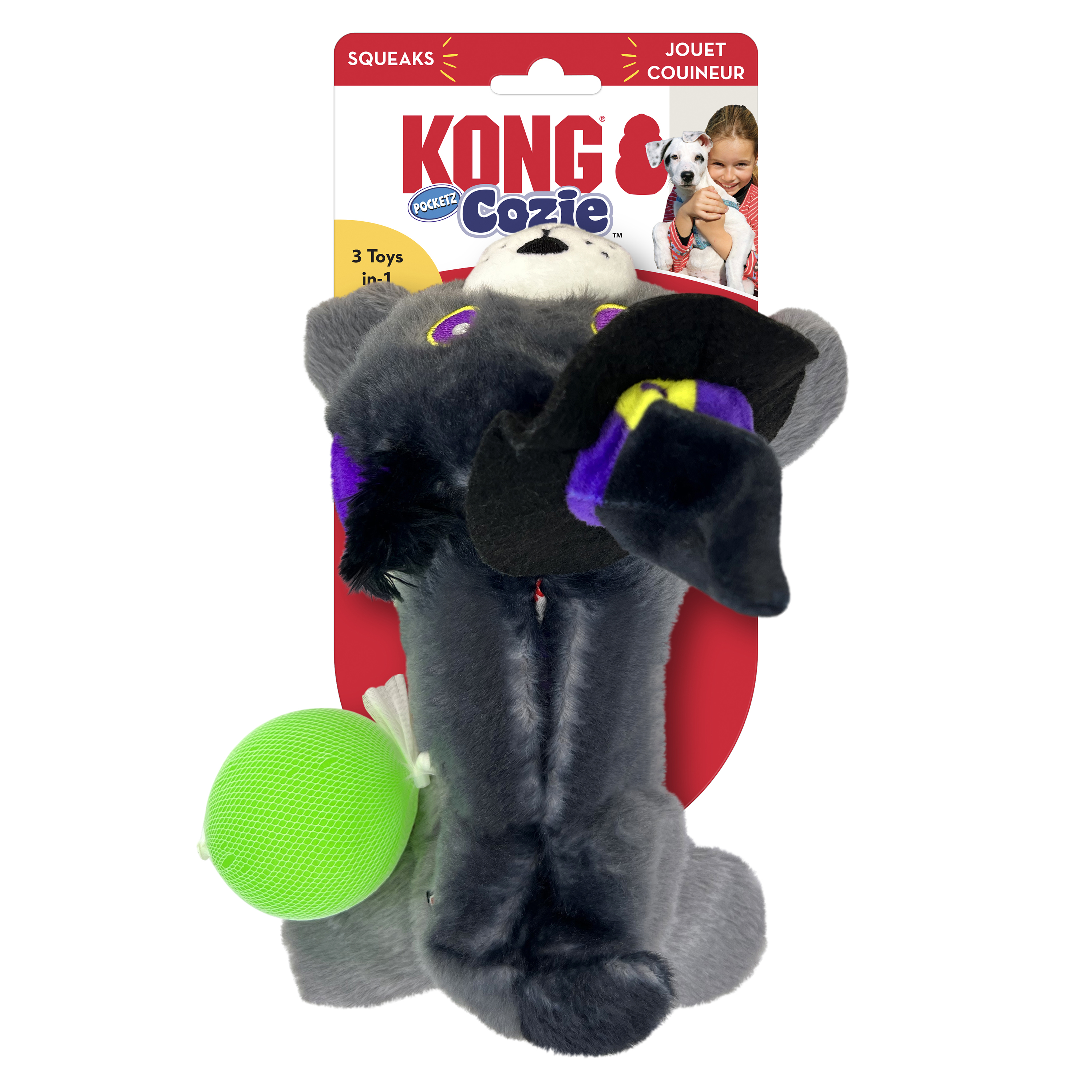 Kong Halloween Cozie Pocketz Dog Toy (Medium)