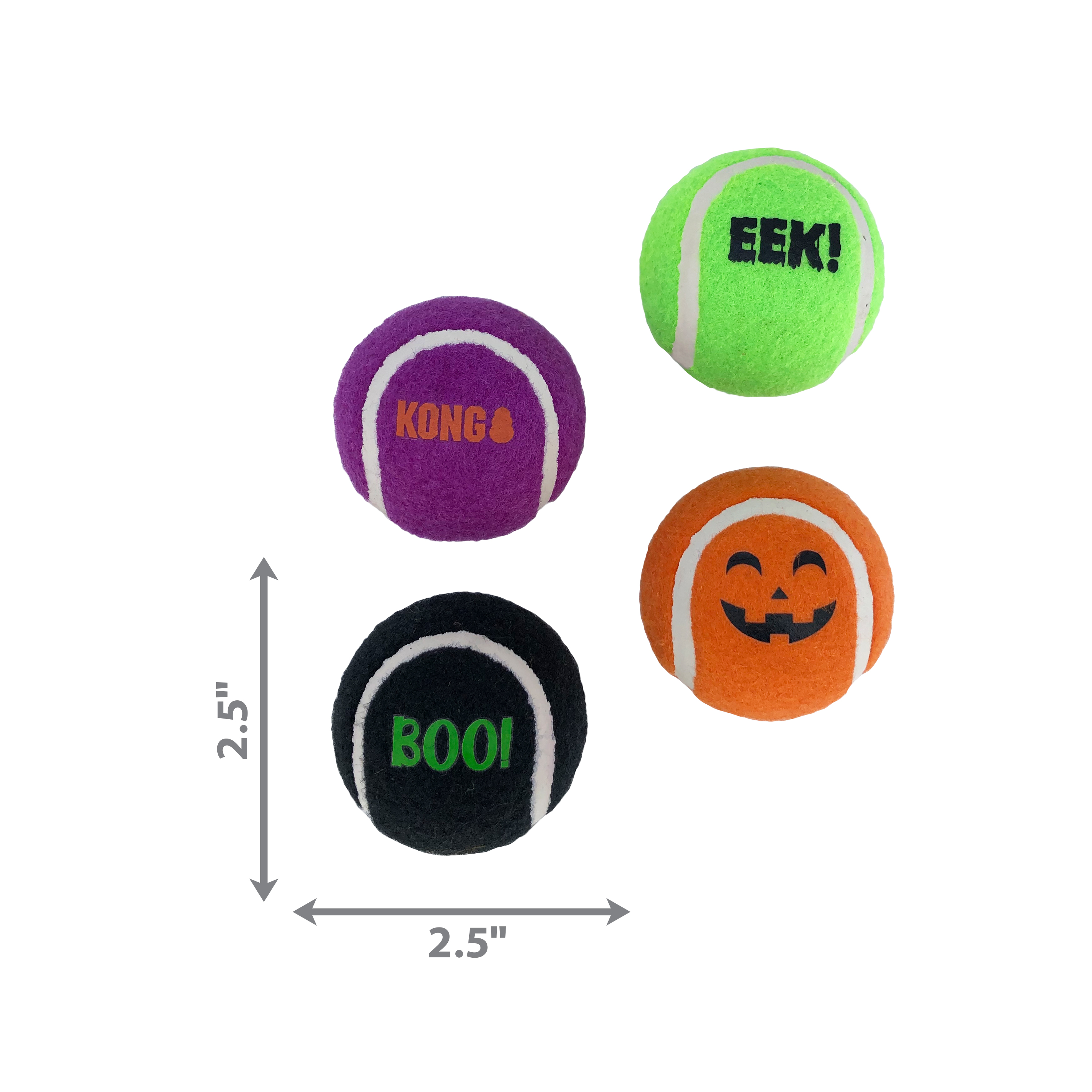 Kong Halloween Sport Balls (3 pcs)