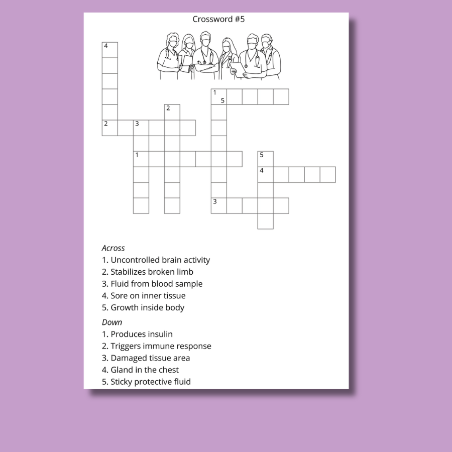 1. Audra Sinclair: The Nursing Essentials Crossword 