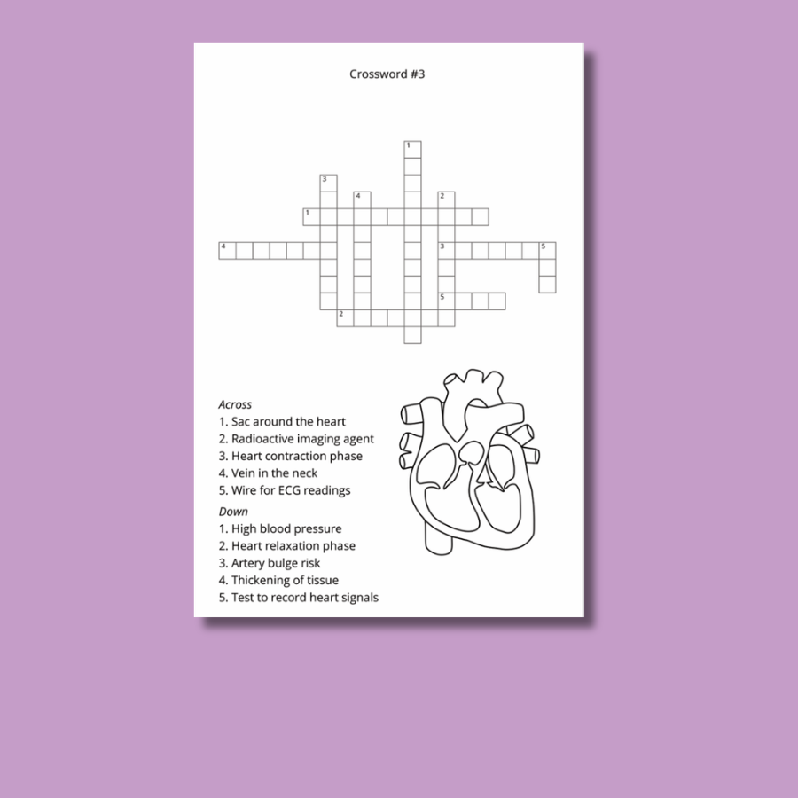 4. Audra Sinclair: Medical Cardiovascular Crossword
