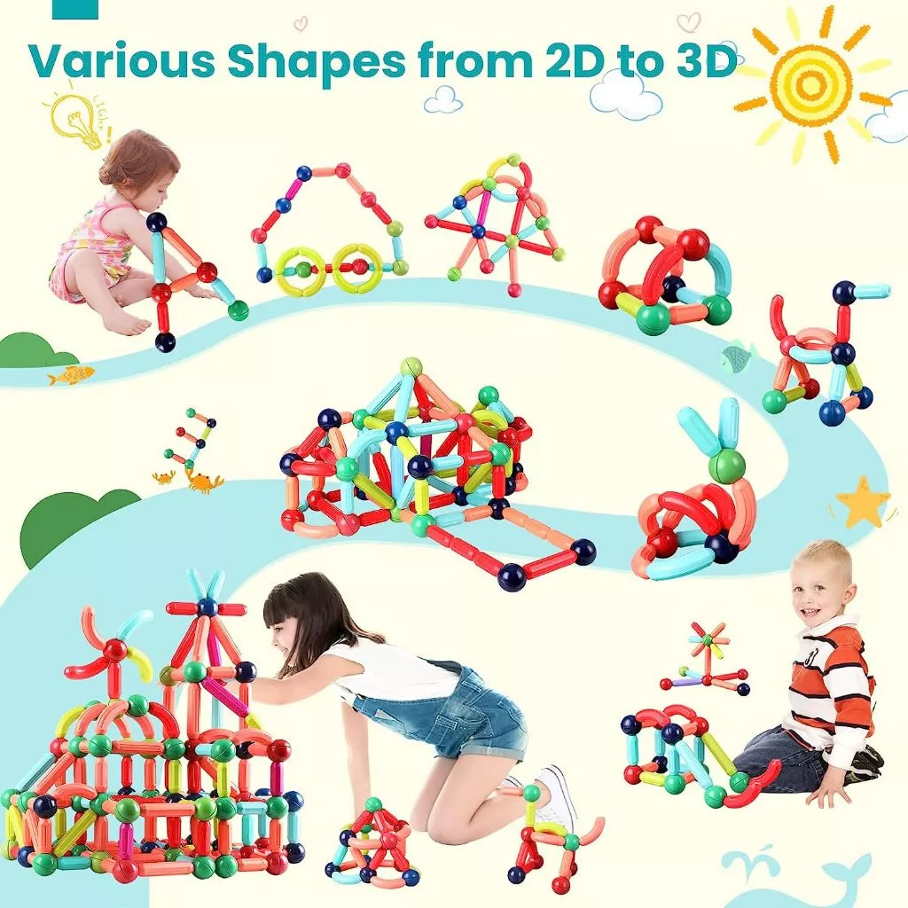 Magnetic Sticks 16 Pcs