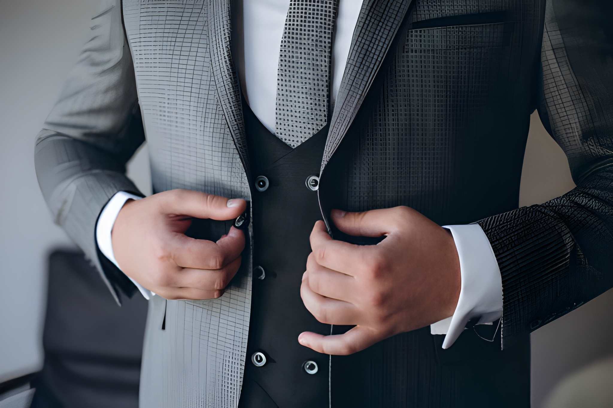 Classic Grey Three-Piece Suit