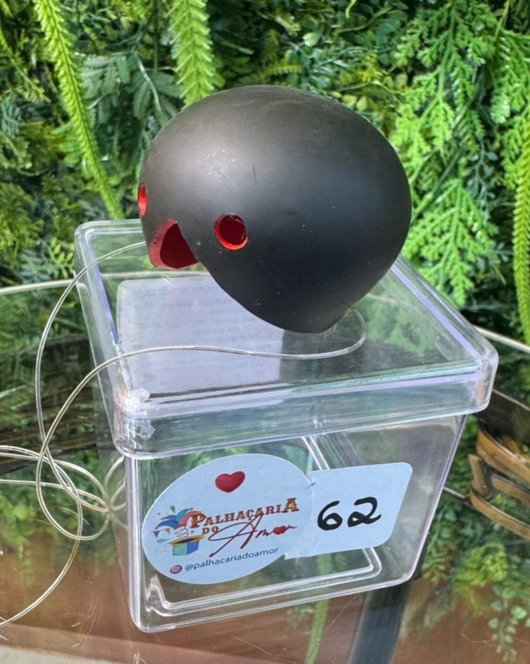 Nariz Látex Dupla Face N62 Preto / Vermelho