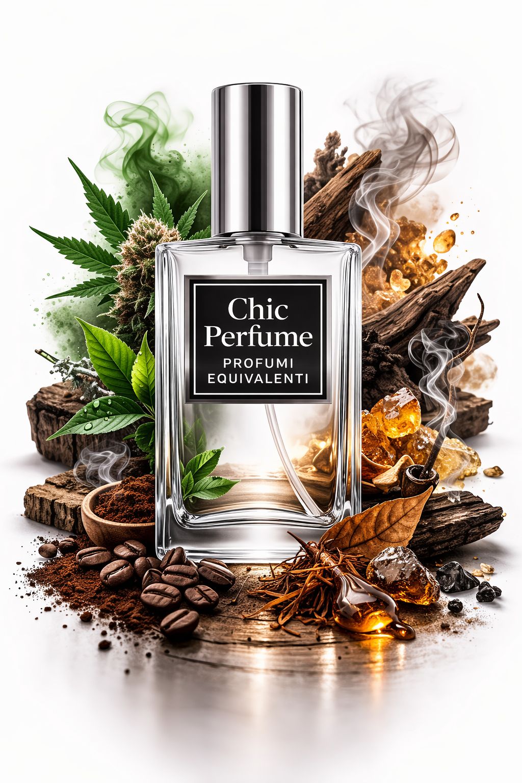 CHIC019 EQUIVALENTE  NASOMATTO BLACK AFGANO UOMO