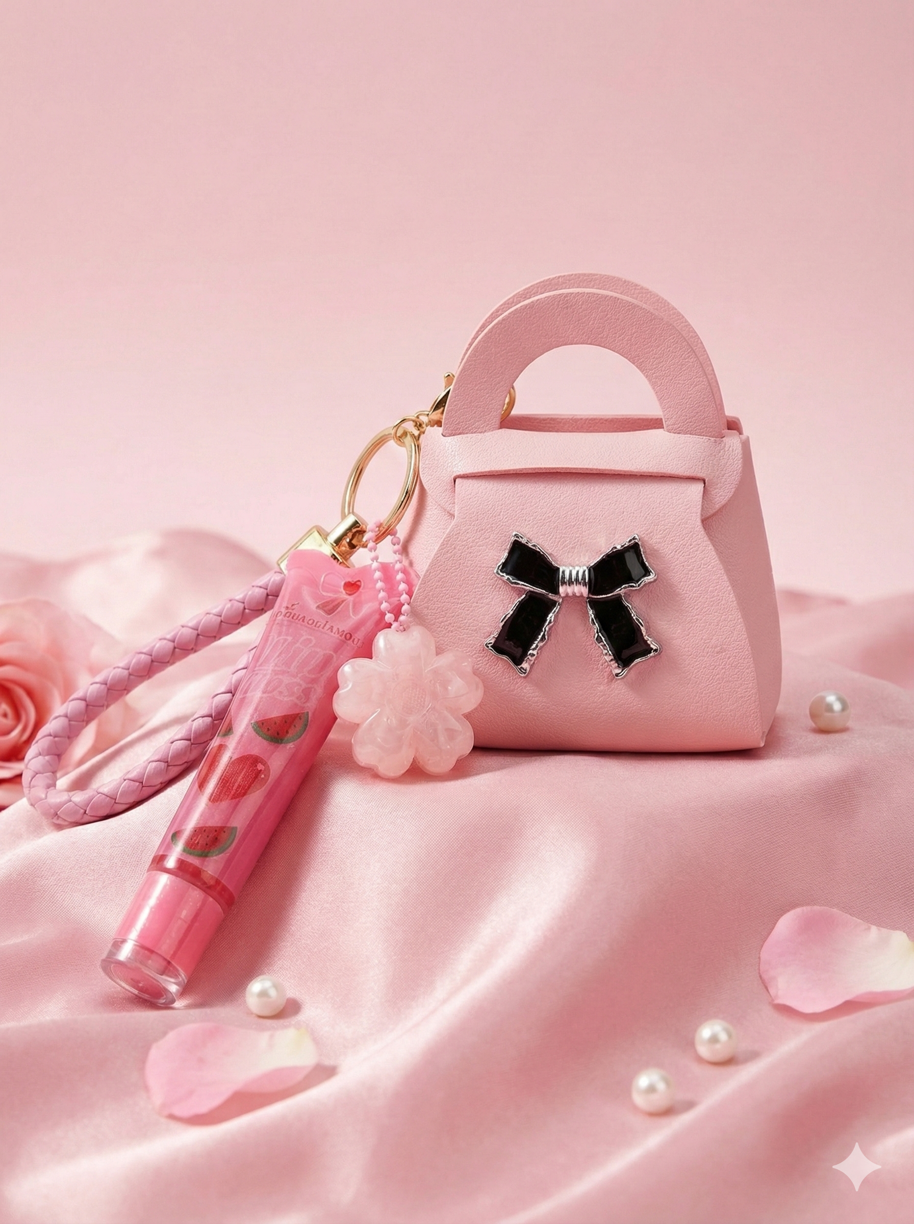 Kit Lip Gloss + Bolsinha - Yoyomaquiamor