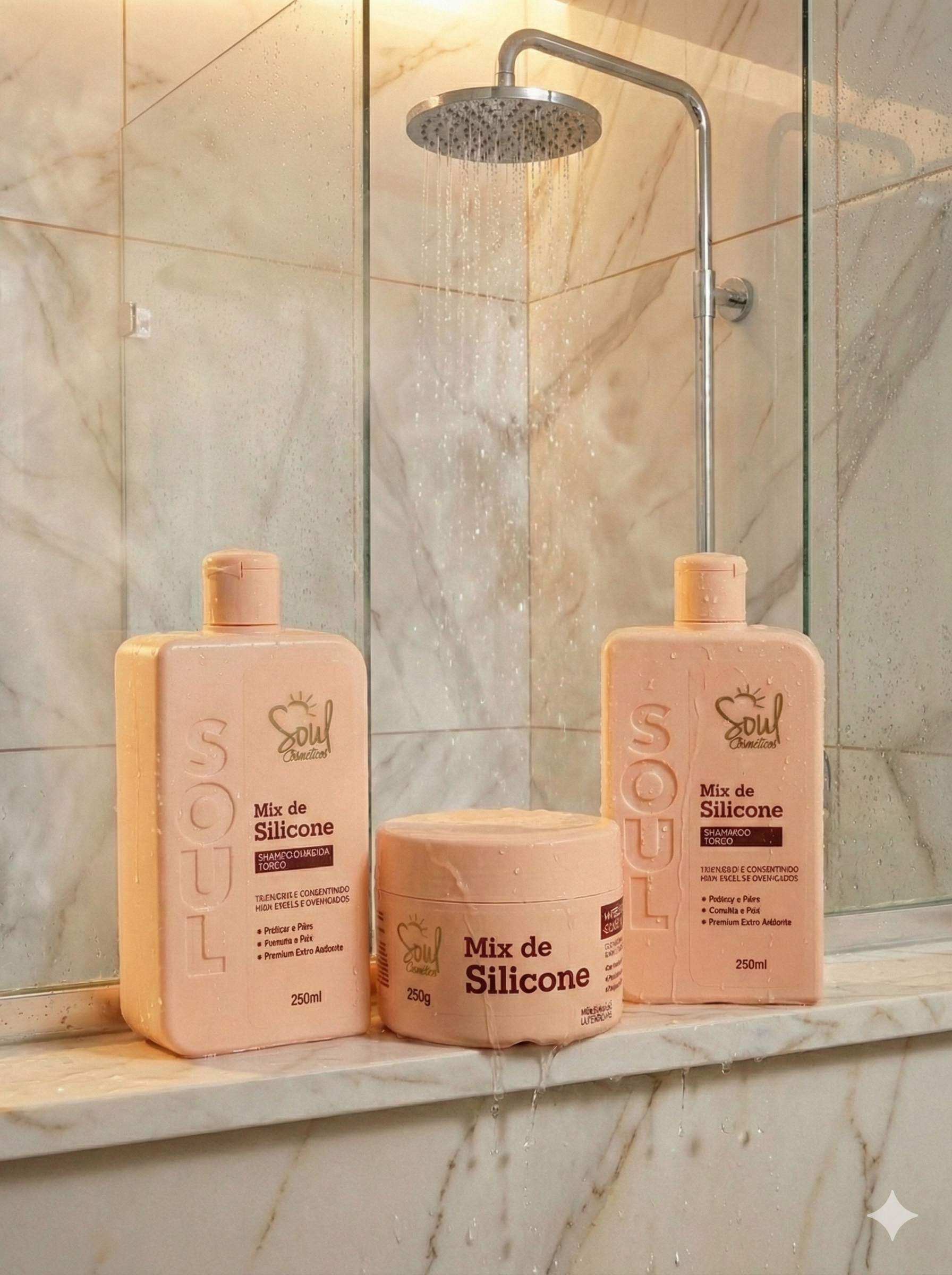 Kit Mix de Silicone Soul Cosméticos