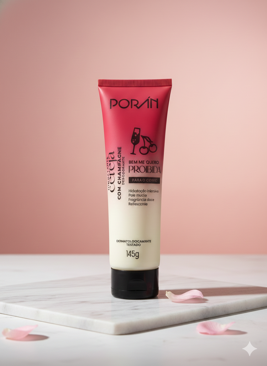 Hidratante Cereja com Champagne - Poran