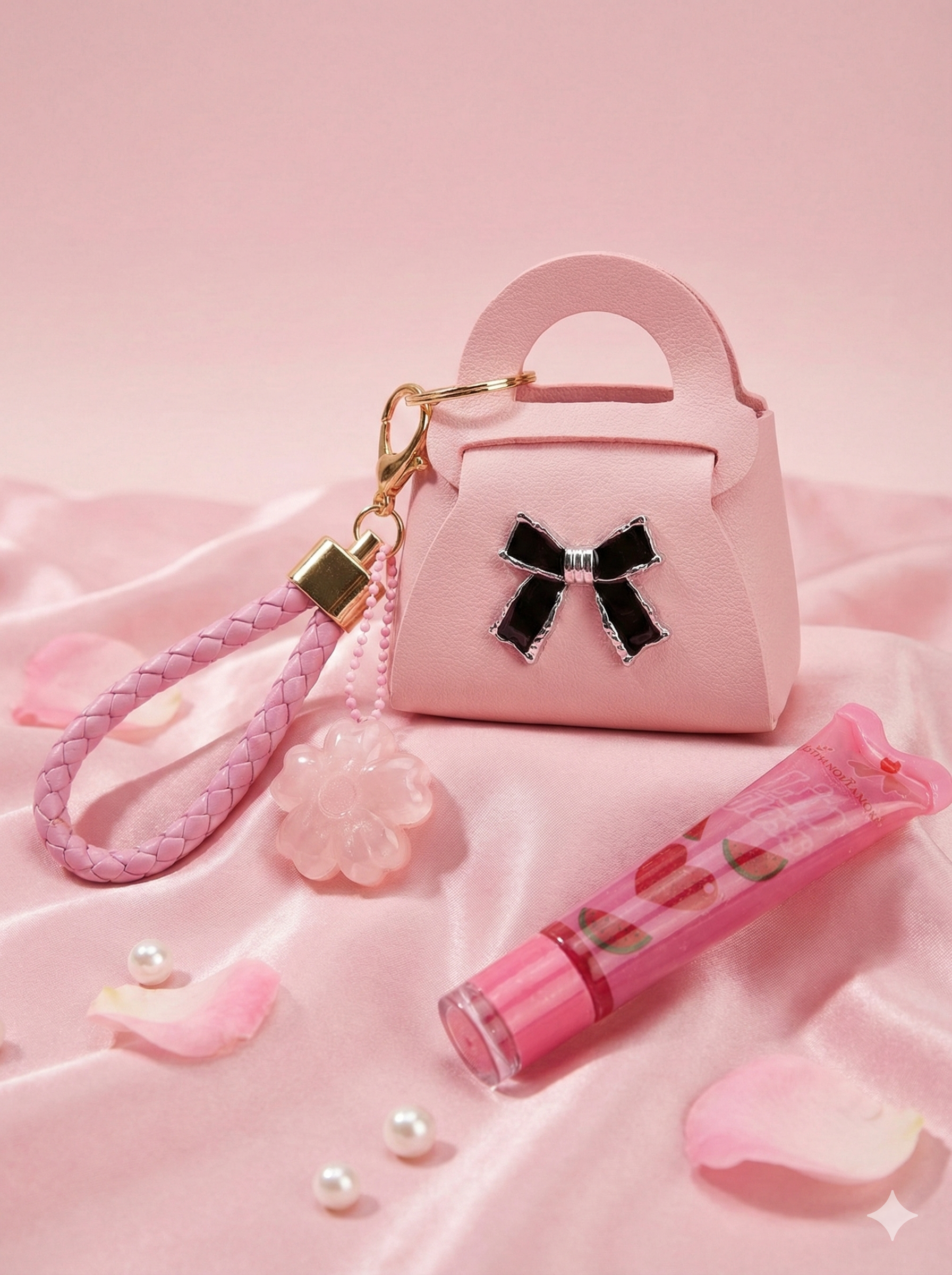 Kit Lip Gloss + Bolsinha - Yoyomaquiamor