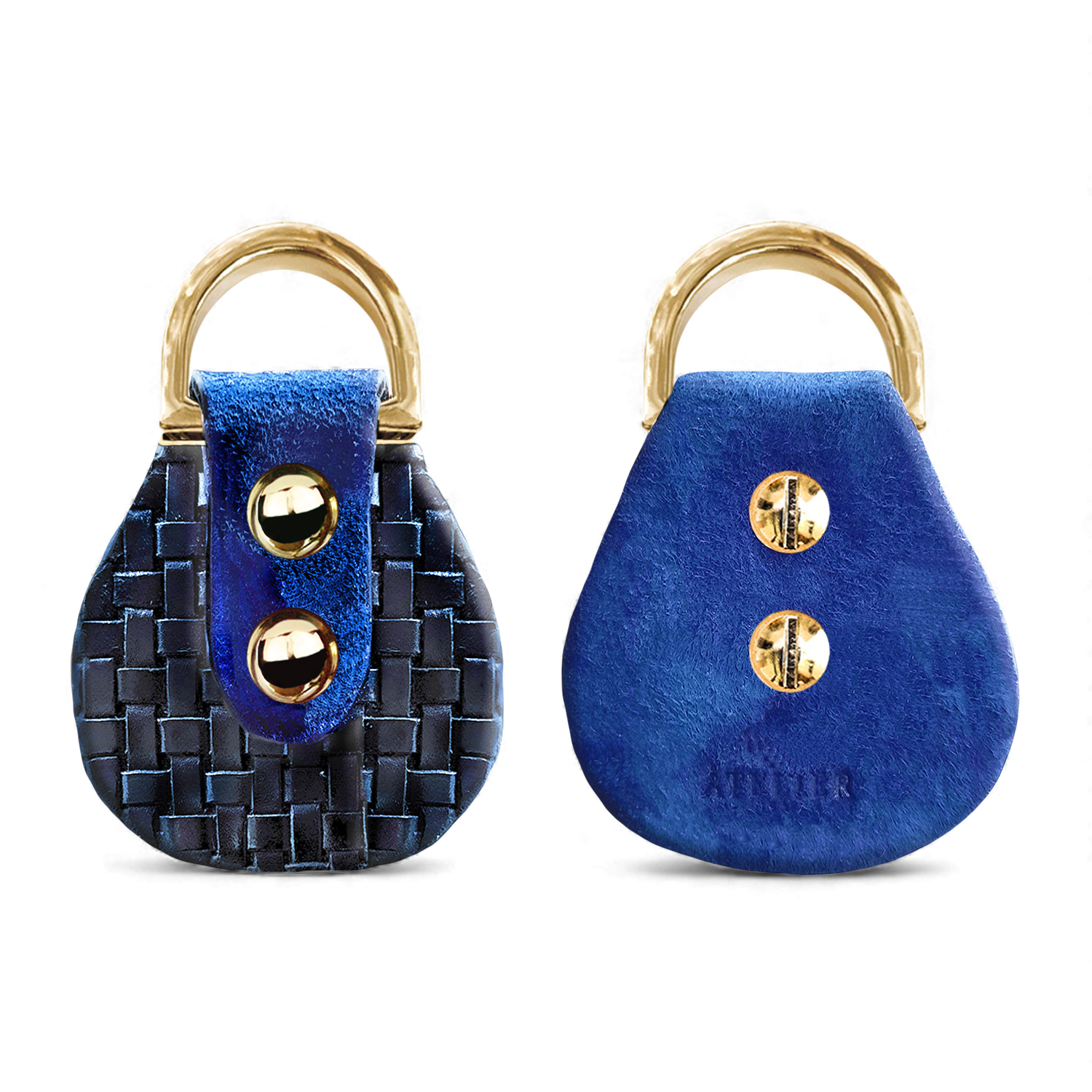 Luxury Leather Key Holder Intrecciato (073)