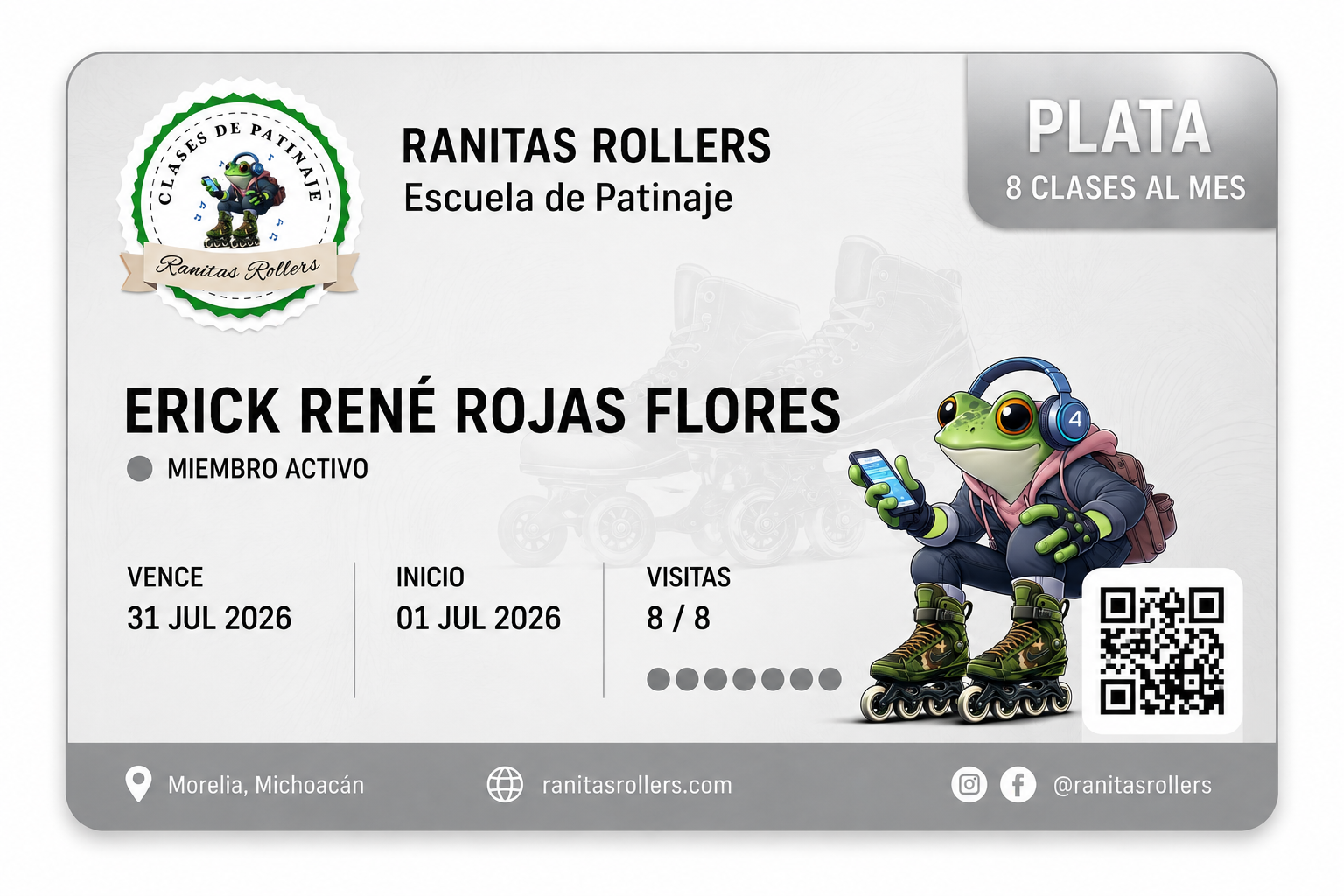 🥈🐸 MEMBRESÍA PLATA 🛼✨
