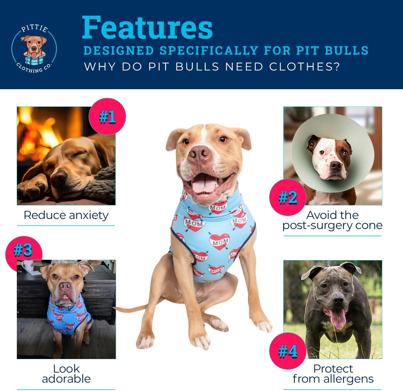 Pittie Clothing Pit Bull Muscle Tee