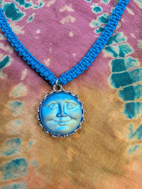 Celestial Moon Face Necklace