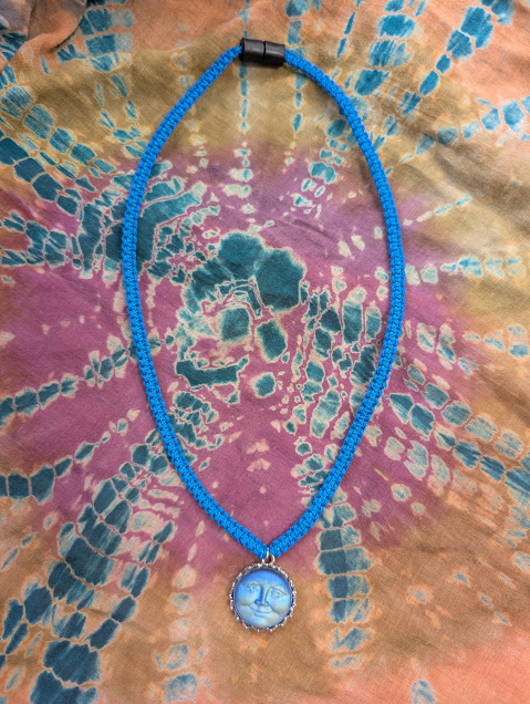 Celestial Moon Face Necklace