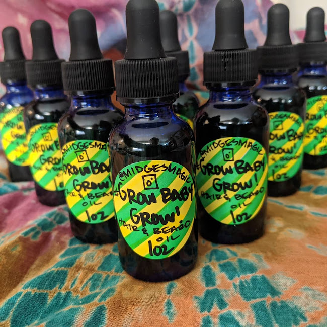Grow Baby Grow Hair & Beard Oil + Hair Rinse Add-in