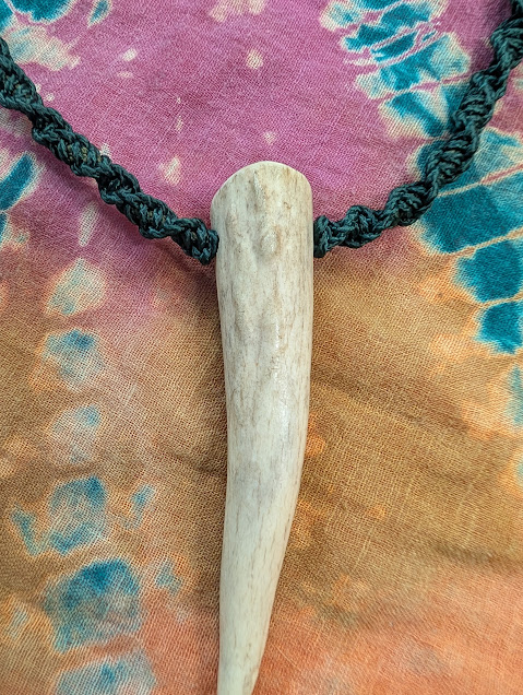 Handcrafted Antler Pendant Necklace