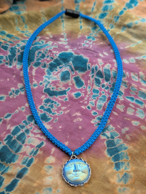 Celestial Moon Face Necklace