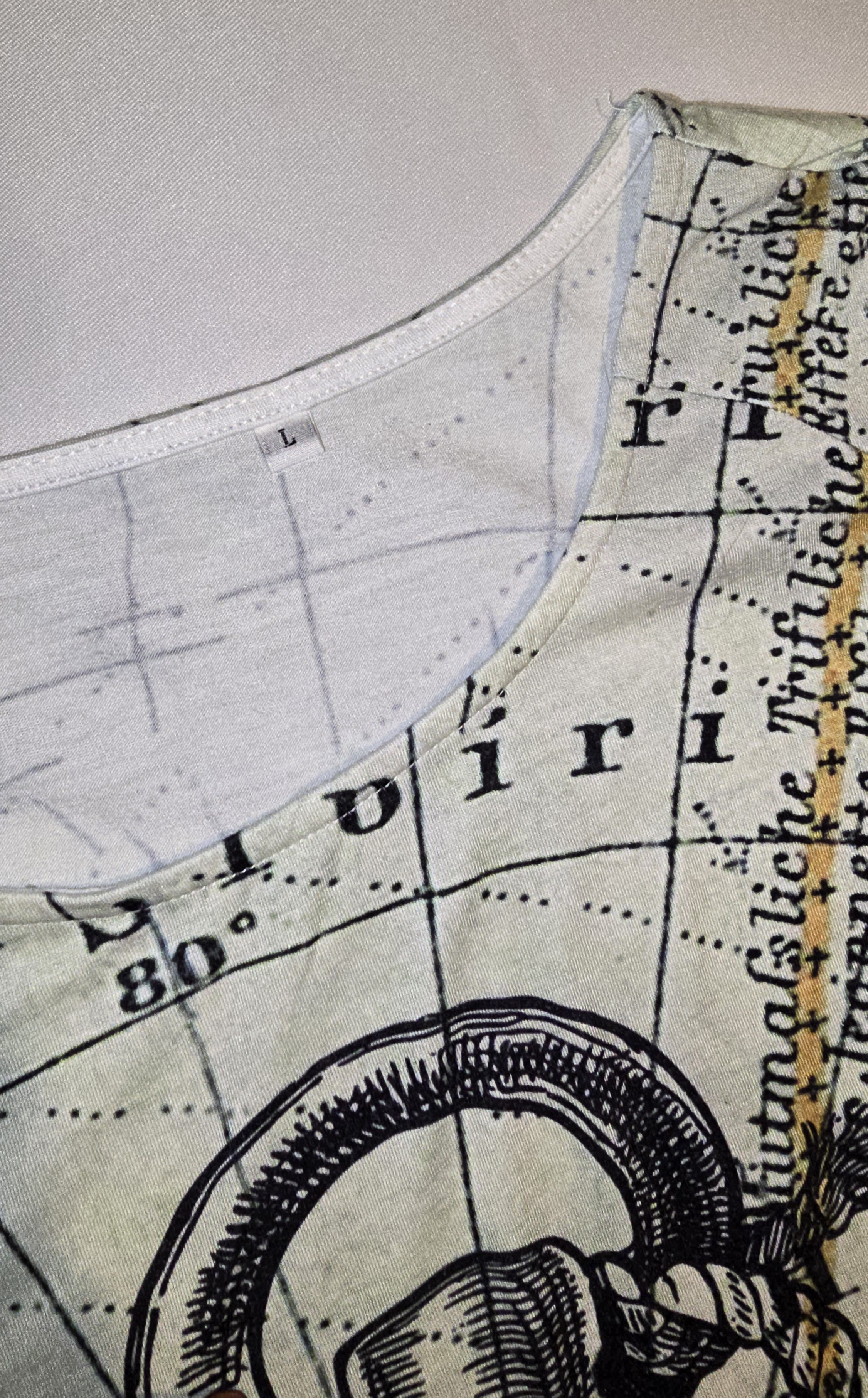 Men's Nautical Map Anchor Tank Top