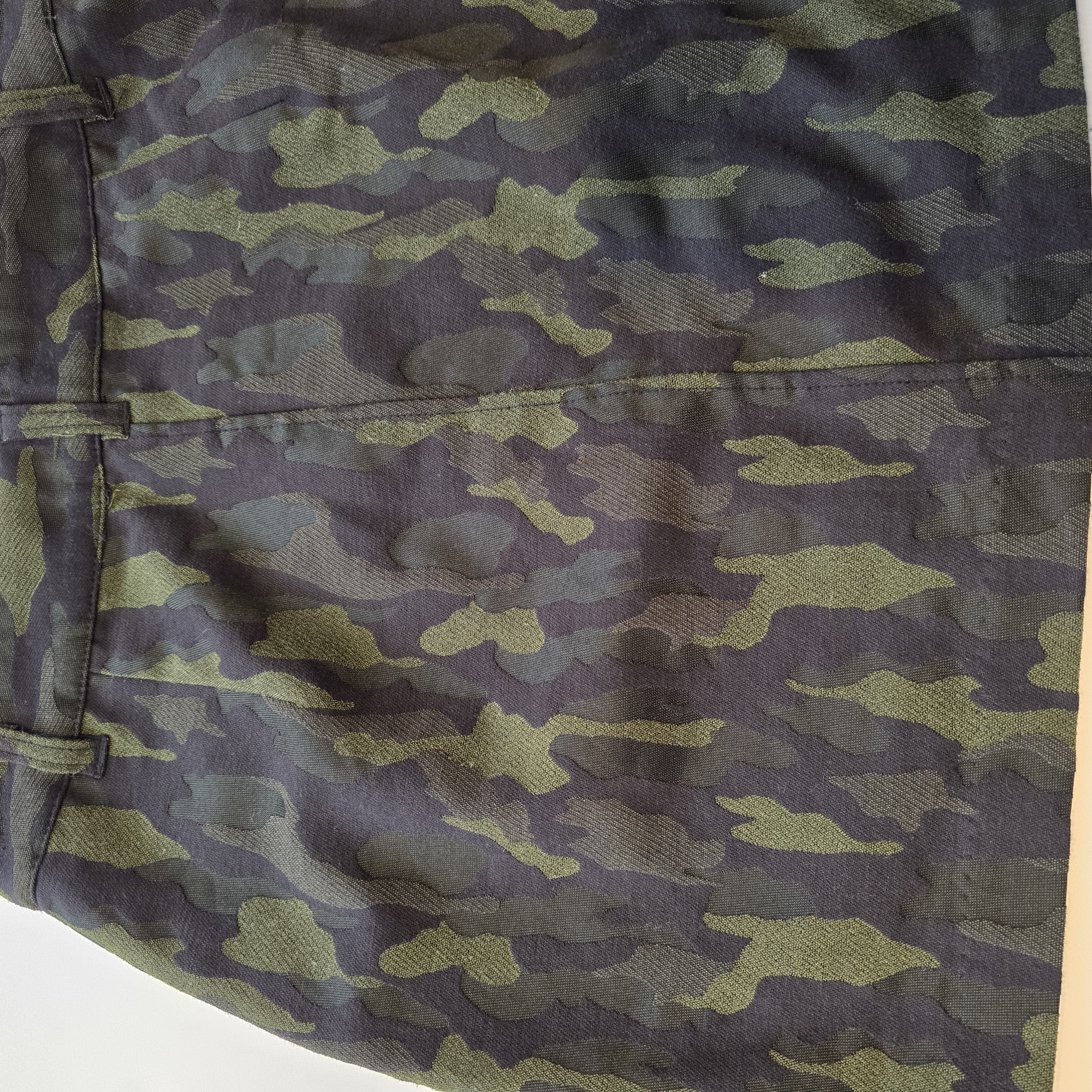 Camo Zip Front Mini Skirt- Forever21