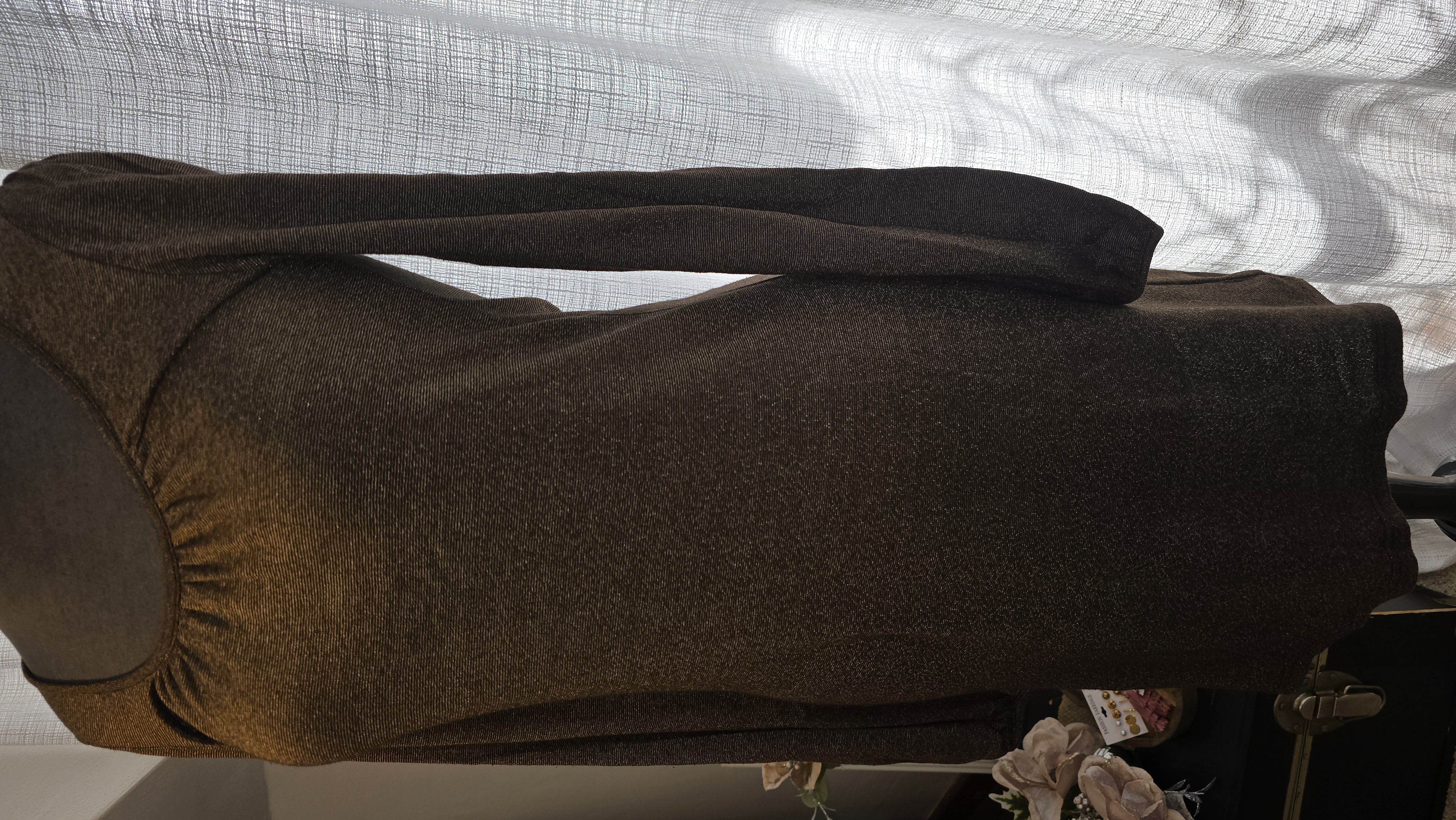 Long Sleeve Knit Dress- Michael Strars