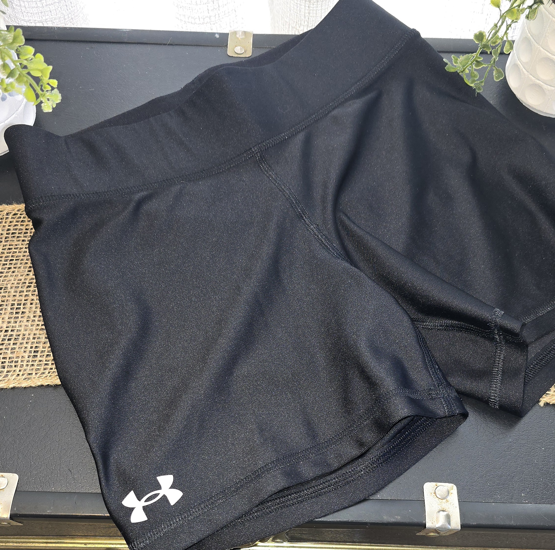  Women's Compression Shorts- Under Armour-Heat Gear
