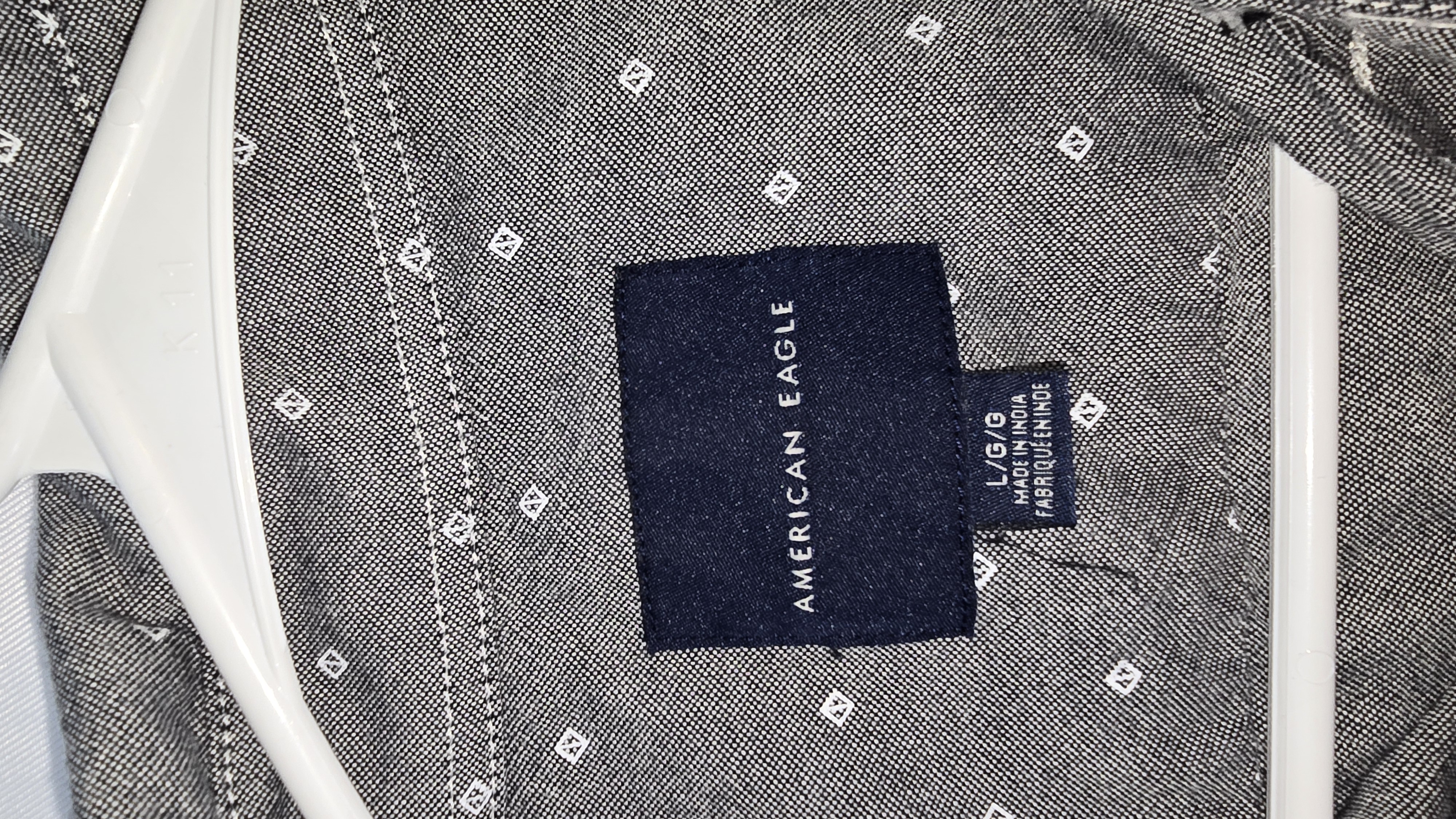 Men's Long Sleeve Button Down Shirt- American Eagle