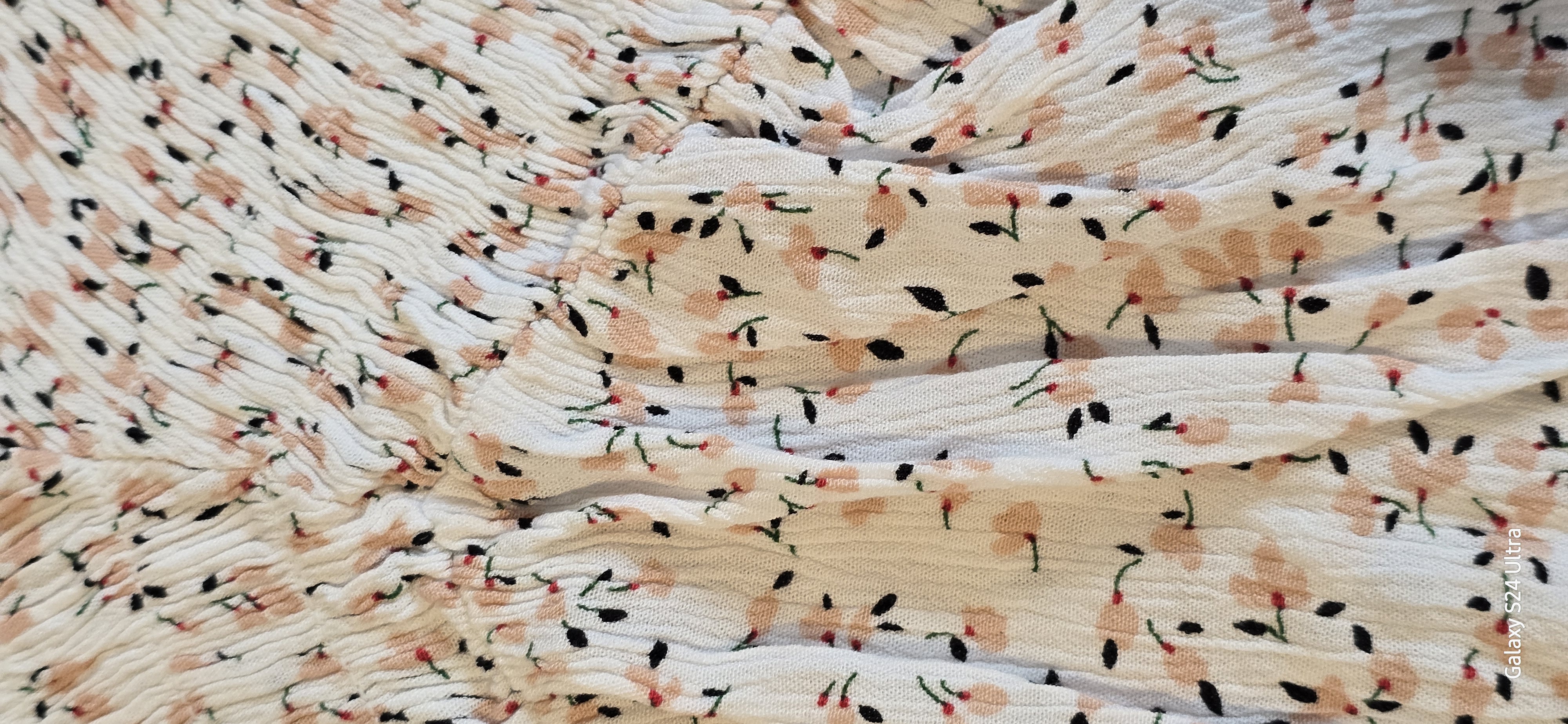 Floral Smocked Peplum Top