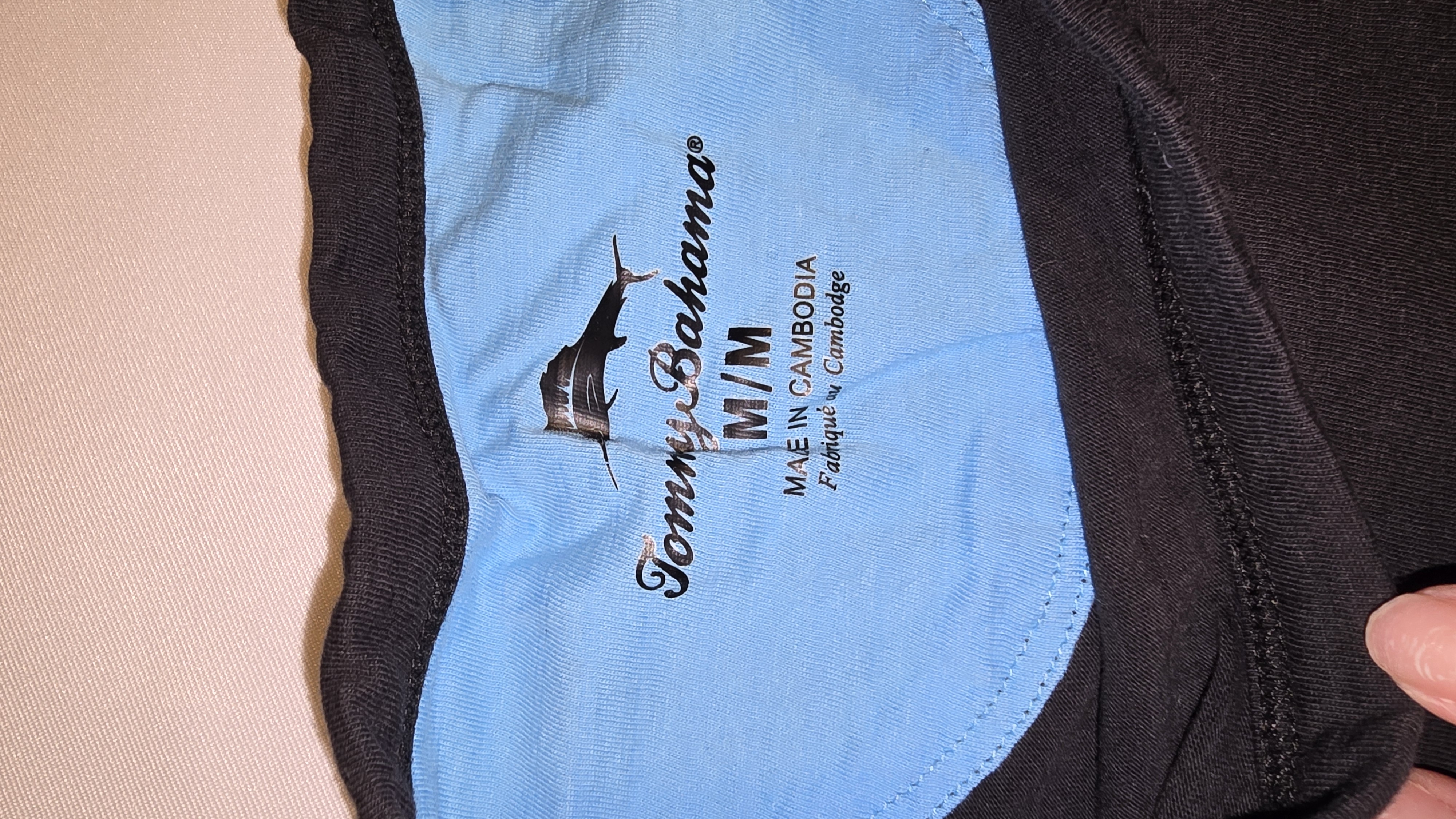 Black Logo T-Shirt- Tommy Bahama