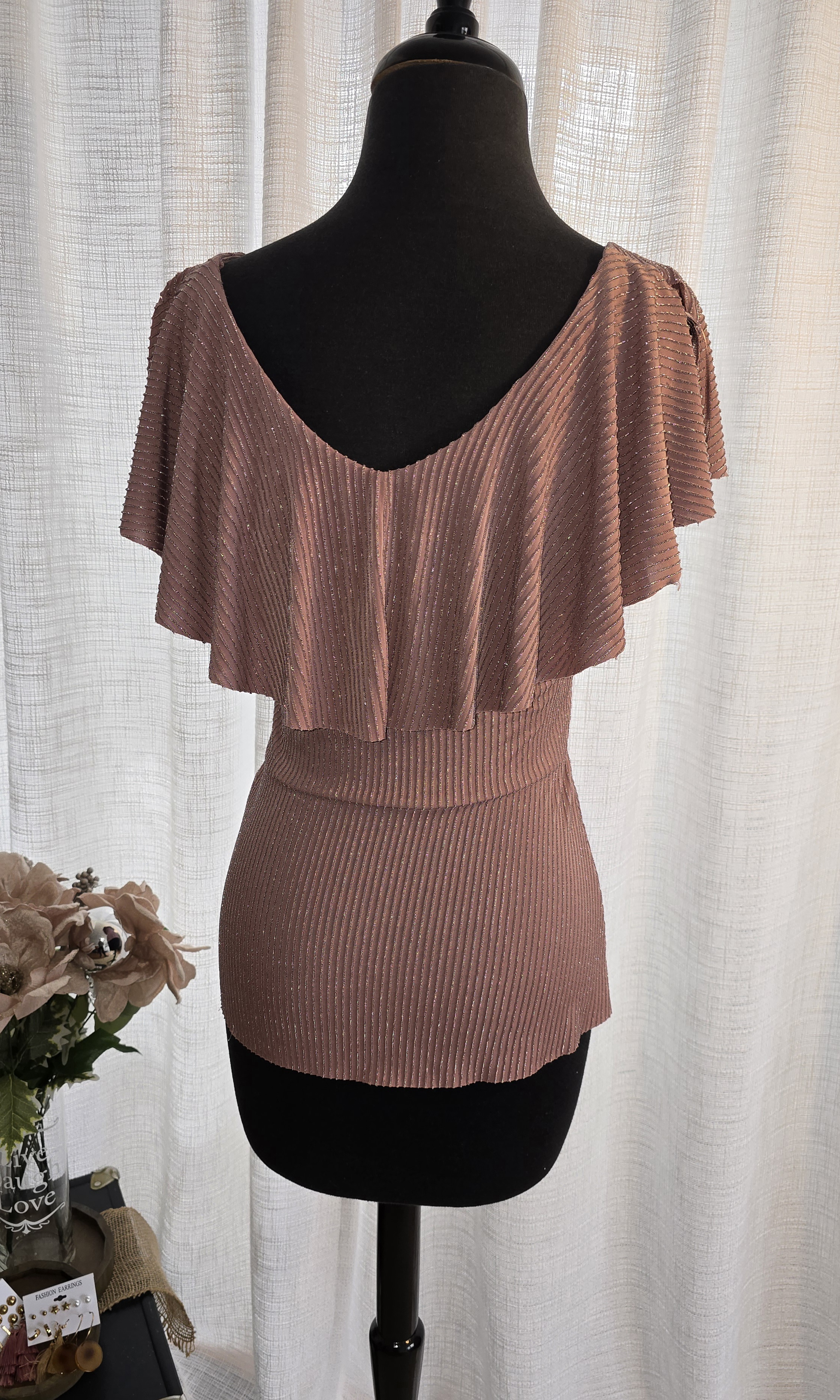 Ruffle Blouse-  Adrianna Papell