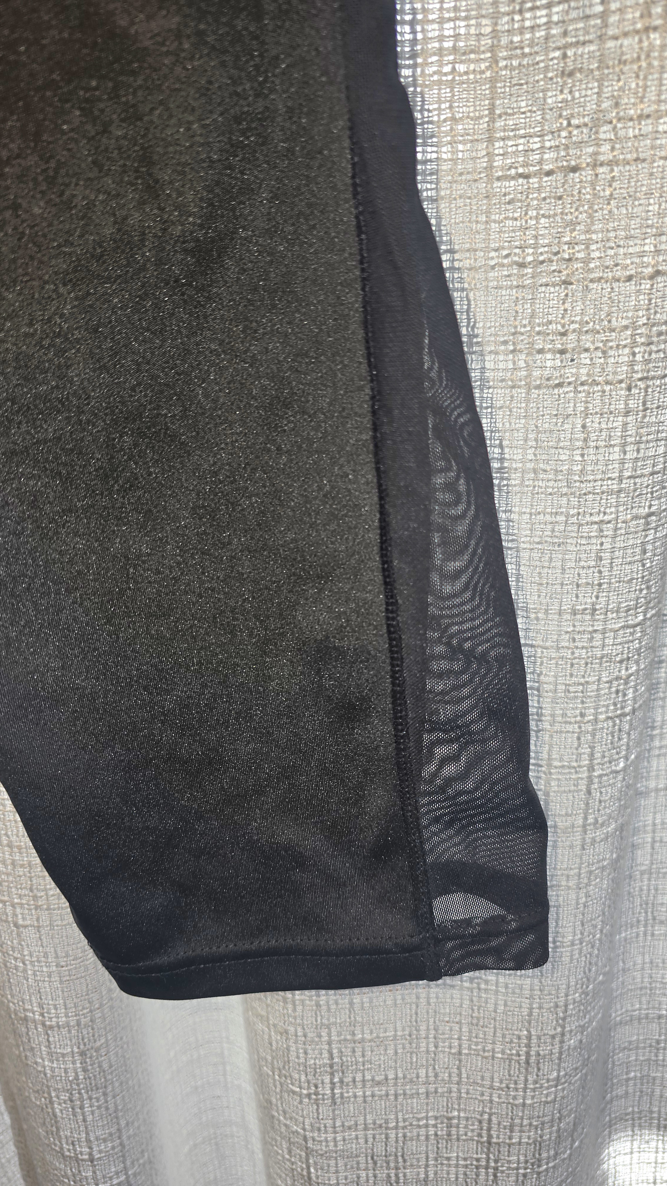 Women's Black Athletic Capri Pants- SHEIN