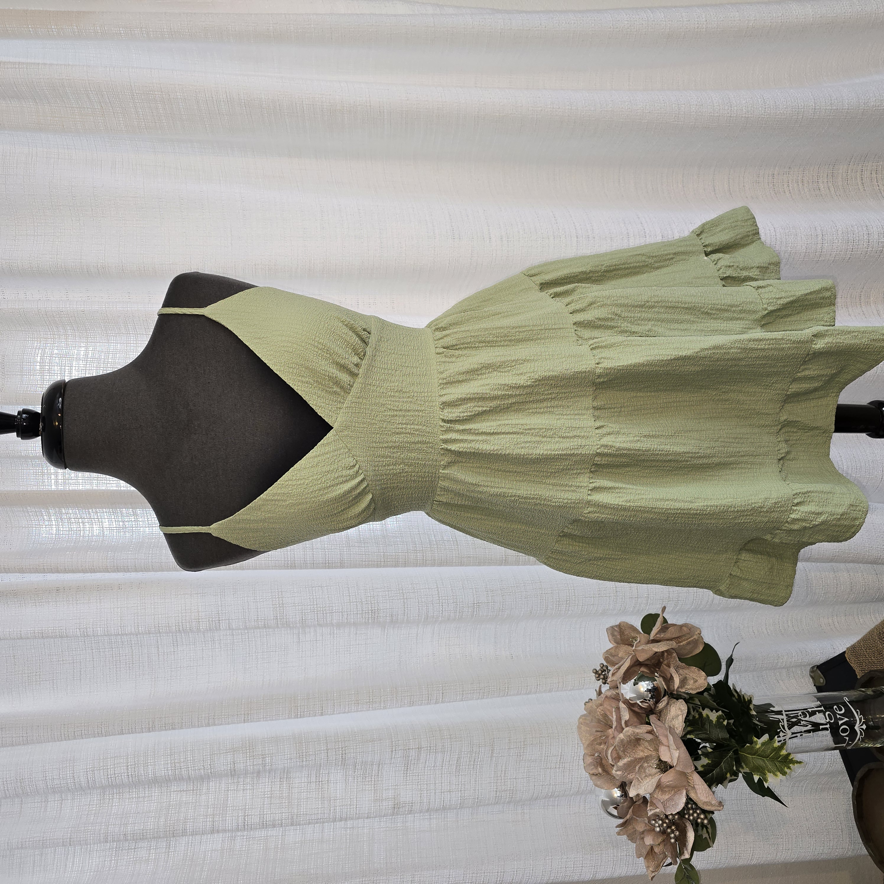 Sage Green Sundress-Sason